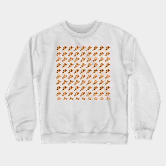 Pizza Slices Pattern Crewneck Sweatshirt by ArtFactoryAI